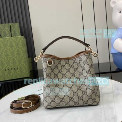 Copy GG Mblem Mini Bucket Bag Monogram 815118 